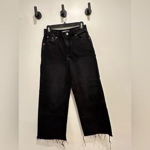 High-rise Culotte Jeans